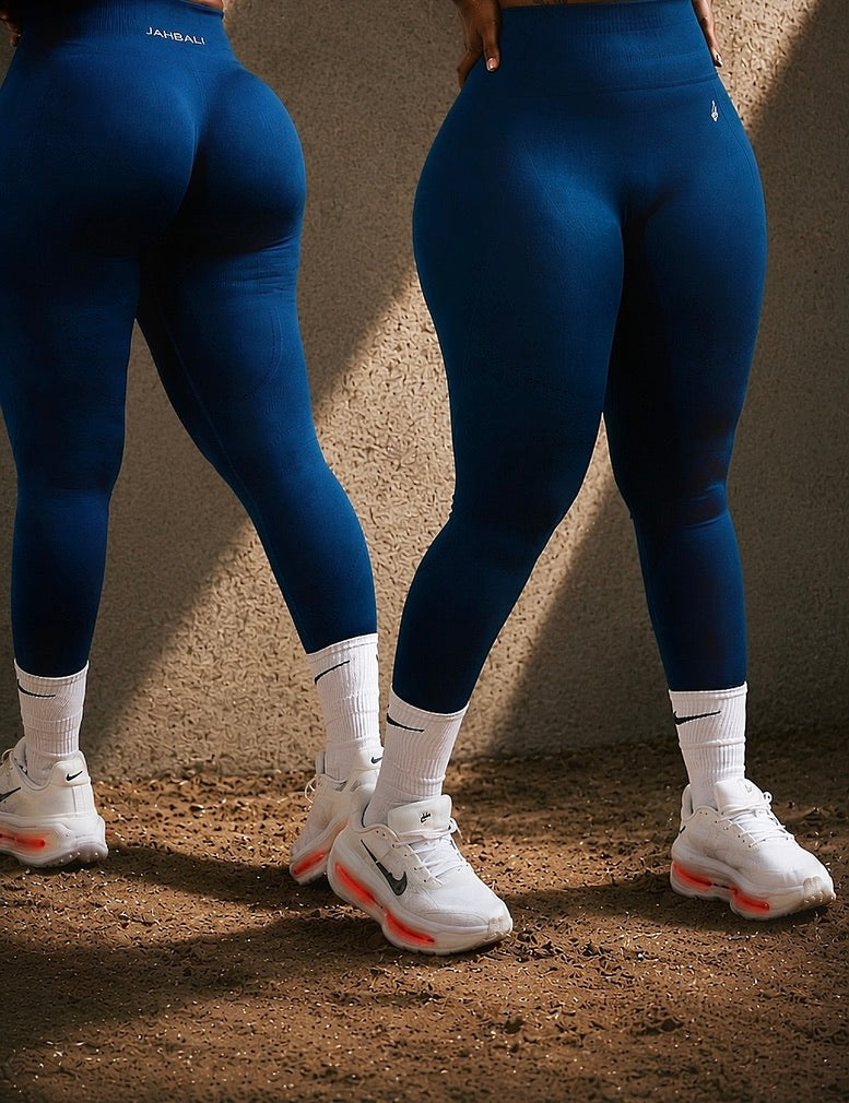 Lake Blue Seamless Contour Leggings