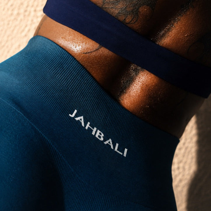Lake Blue Seamless Contour Leggings